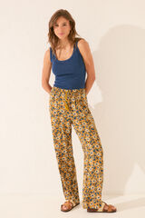 Women'secret Pantal&oacute;n largo estampado flores estampado