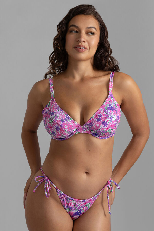 Dorina Cueca de biqu&iacute;ni la&ccedil;o lateral Es paradis rosa