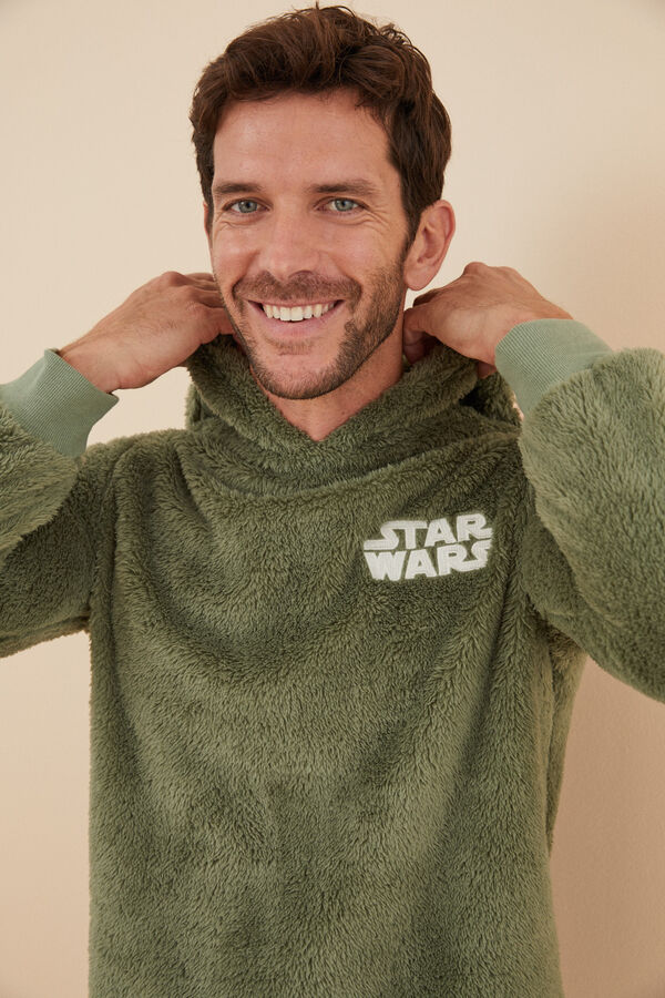 Women'secret Pijama para homem Star Wars, com capuz com orelhas bege