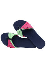 Havaianas Chanclas You St Tropez Color tira tela retorcida azul