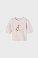 Womensecret T-shirt manga comprida bebé menina rosa