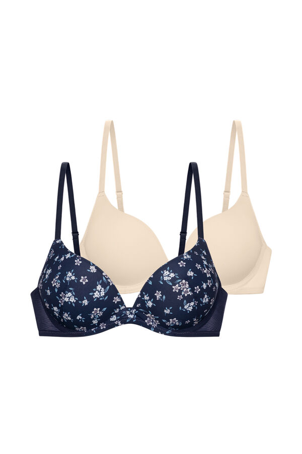 Dorina Pack de 2 sutiãs push up azul