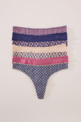 Women'secret Pack 7 tangas algod&oacute;n mix prints estampado