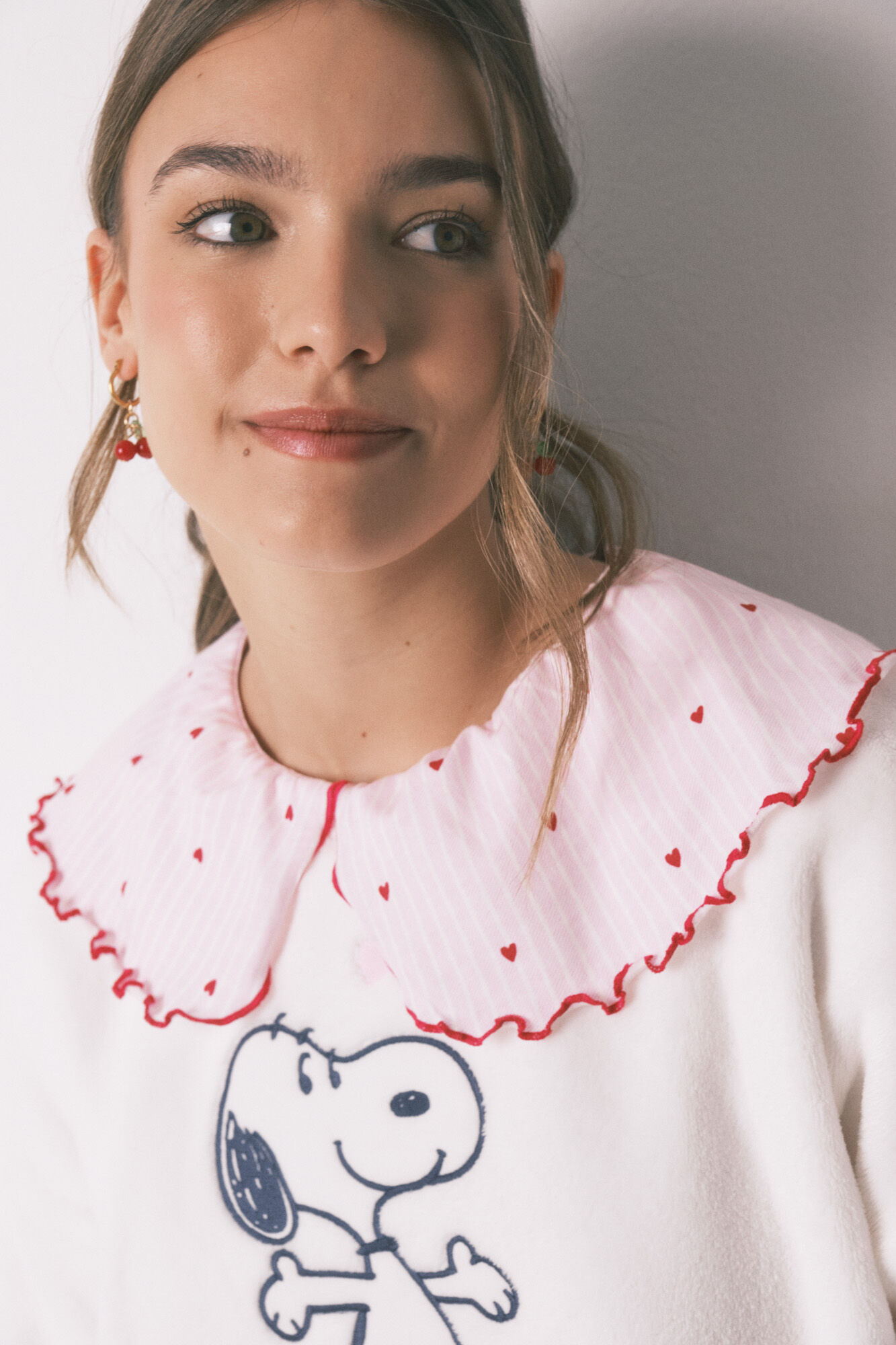 Women'secret Pijama largo polar Snoopy