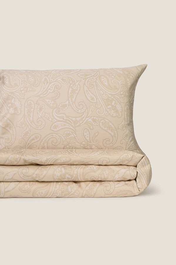 Textura Capa de edredom de cetim estampada estampado