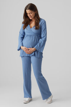 Womensecret Pantalón comfy maternity azul