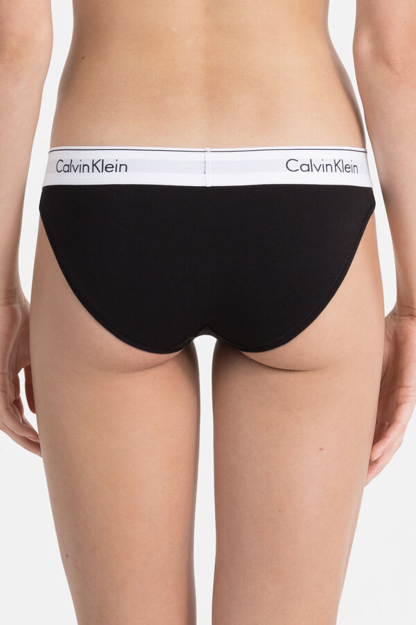 Calvin Klein Bragas cinturilla el&aacute;stica Modern Cotton&nbsp; negro