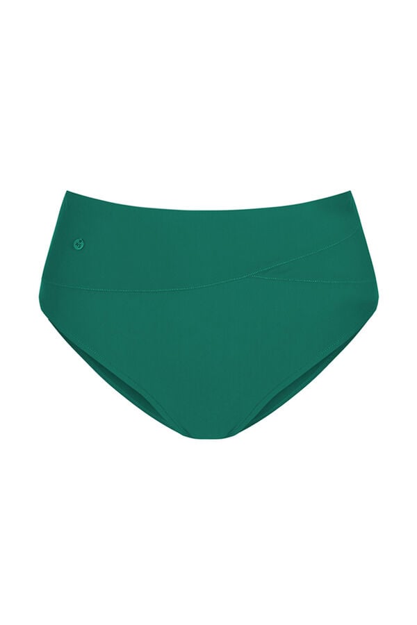 Women'secret Braga bikini alta moldeador verde verde