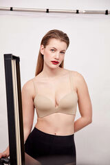 Gisela Soutien push-up com decote extremo cru