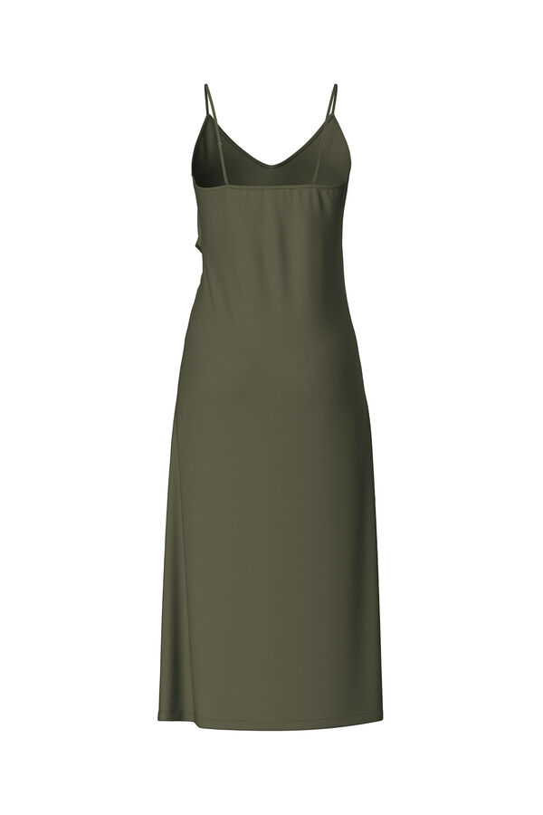 Pieces Vestido midi cru