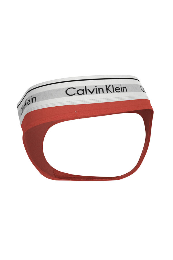 Calvin Klein Tanga logo Calvin Klein rojo
