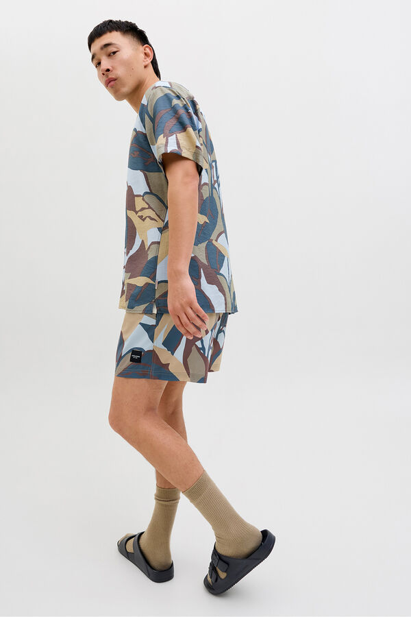 Jack & Jones Bañador estampado gris