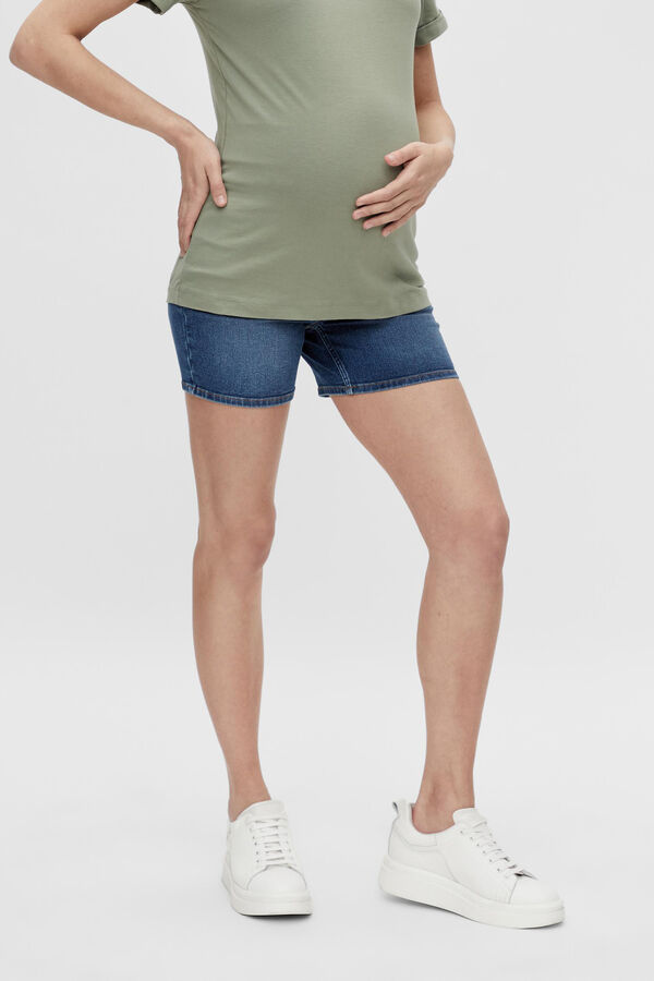 Womensecret Short denim maternity azul