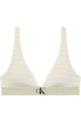 Calvin Klein Soutien triangular &agrave;s riscas estampado