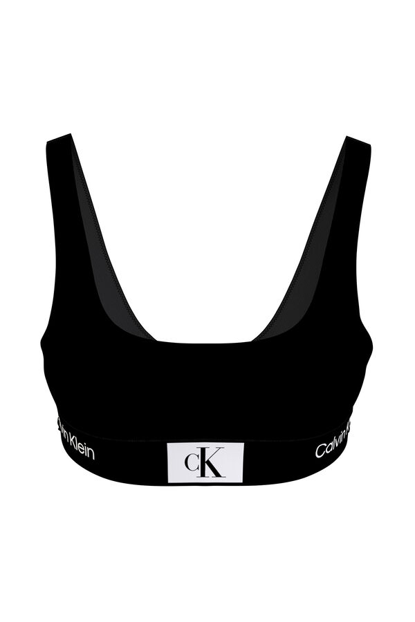 Calvin Klein Parte de arriba de bikini bralette  negro