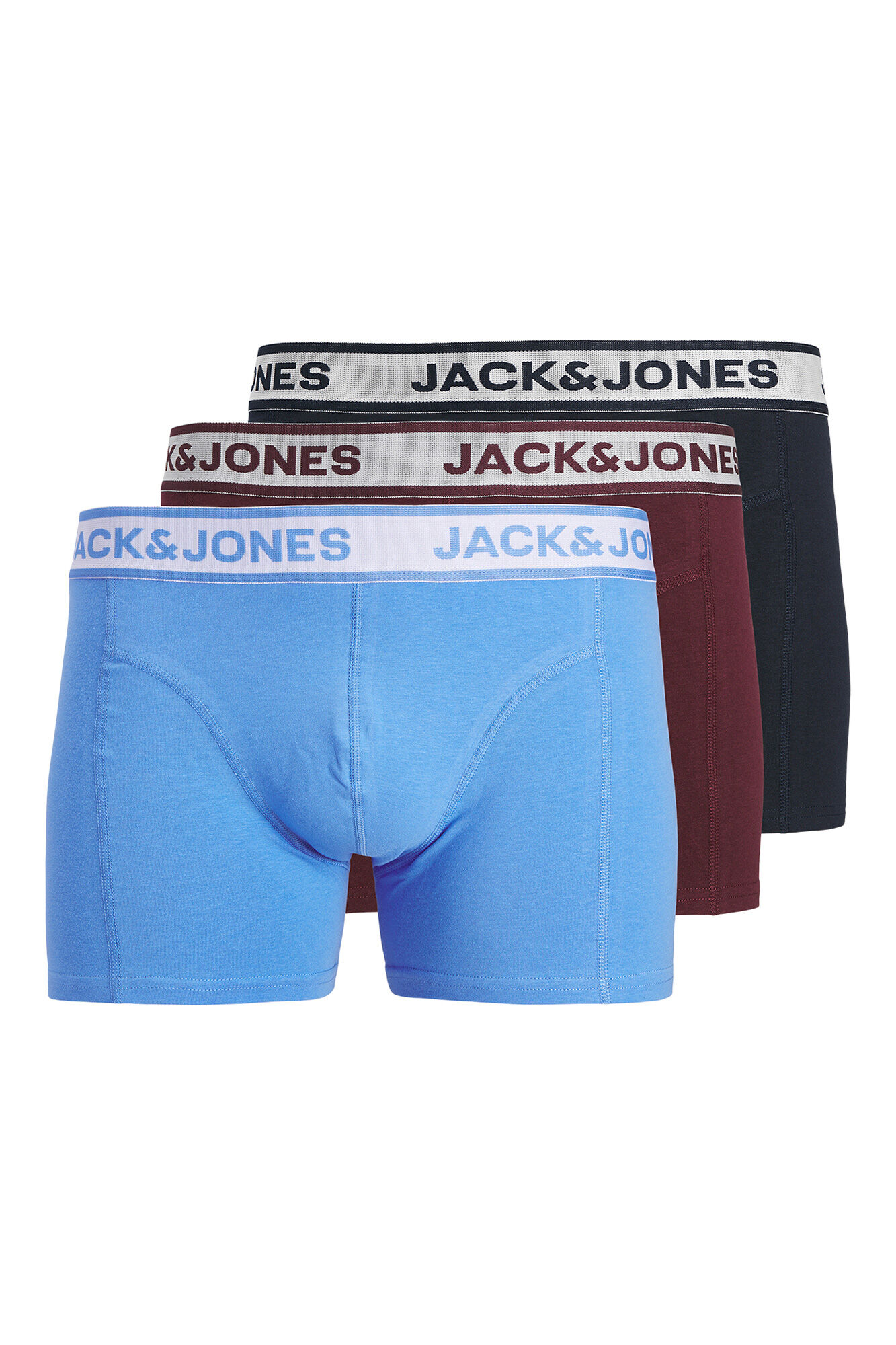 Jack & Jones Pack 3 boxer combinado logo