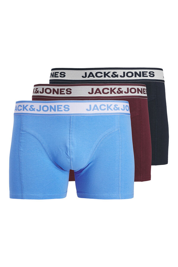 Jack & Jones Pack 3 boxer combinado logo azul