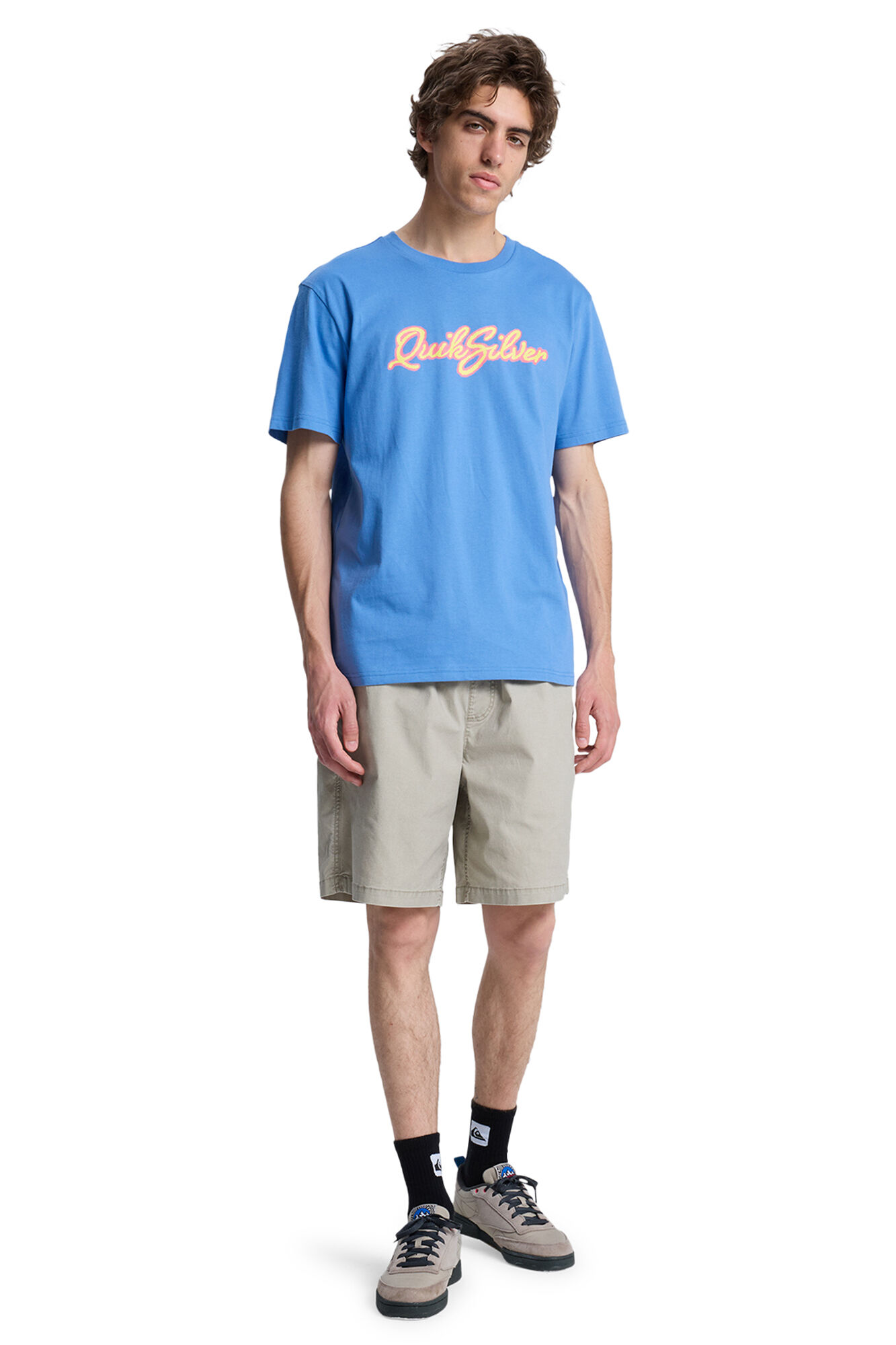 Quiksilver T-shirt manga curta logo retro