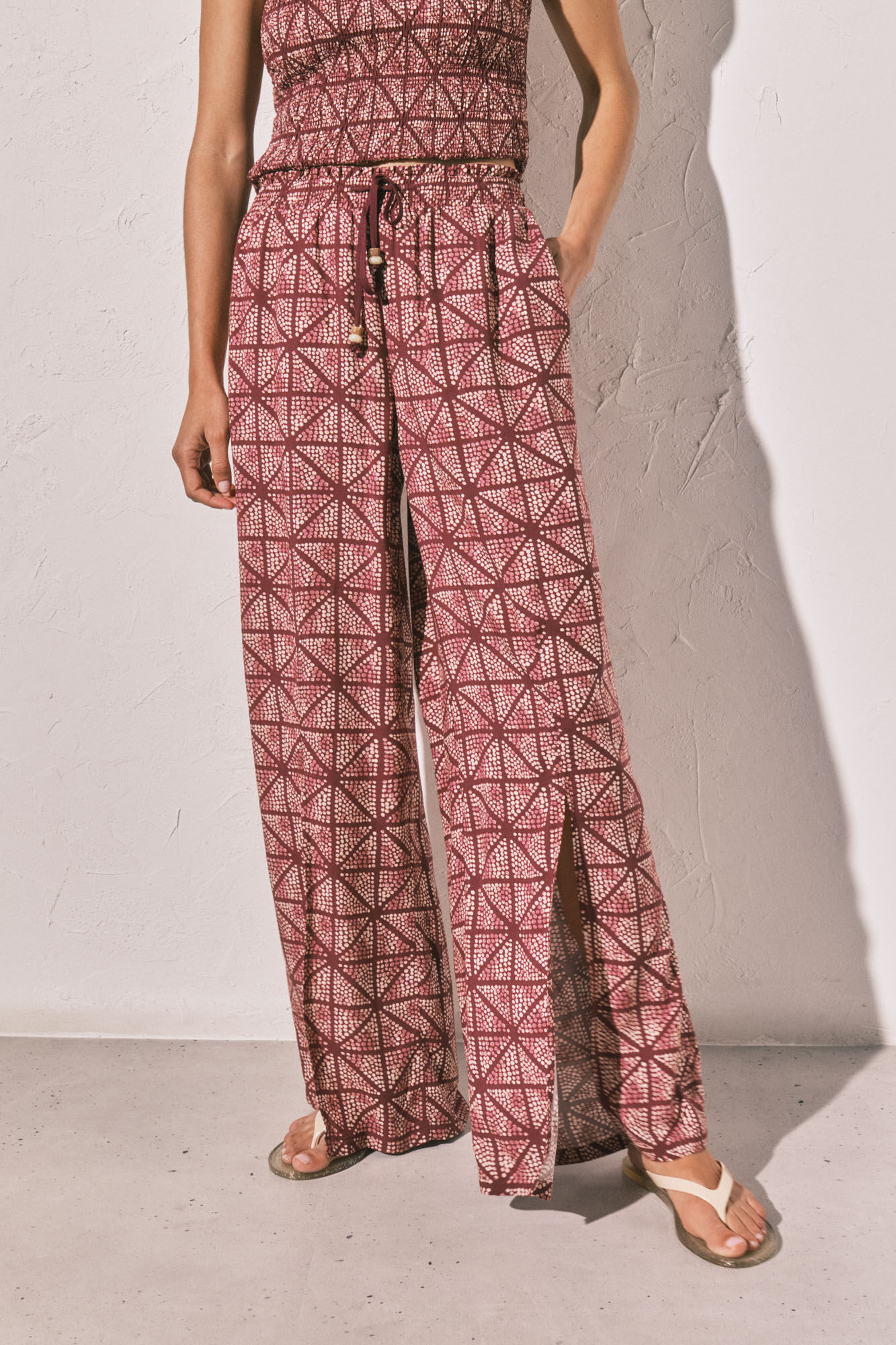 Women'secret Cal&ccedil;a comprida com abertura na bainha