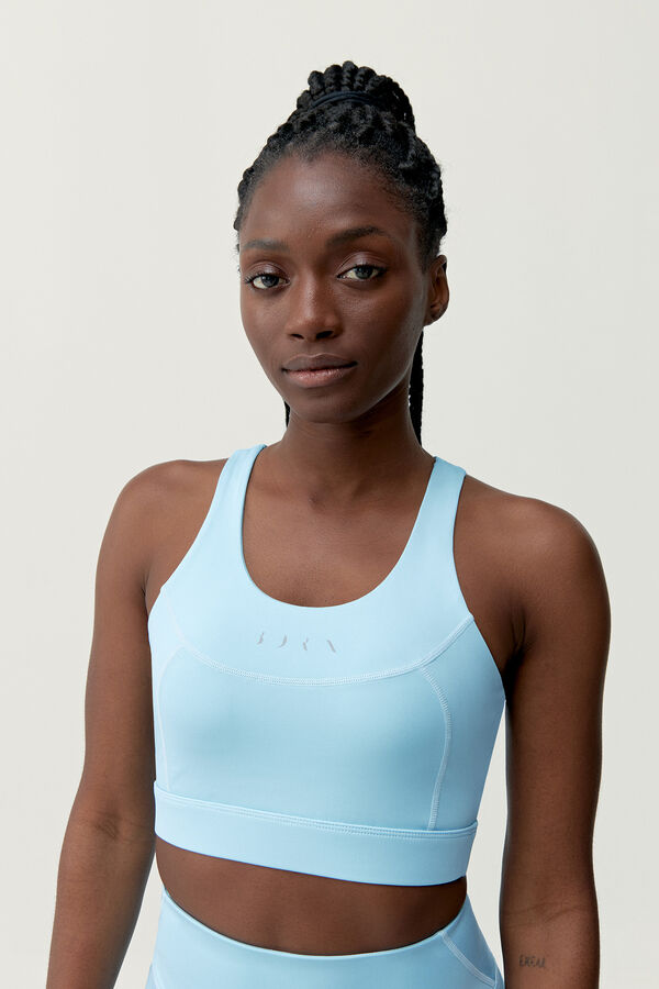Born Living Yoga Top Becky Blue Bright azul
