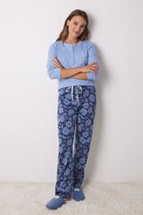 Women'secret Cal&ccedil;a de pijama comprido azul