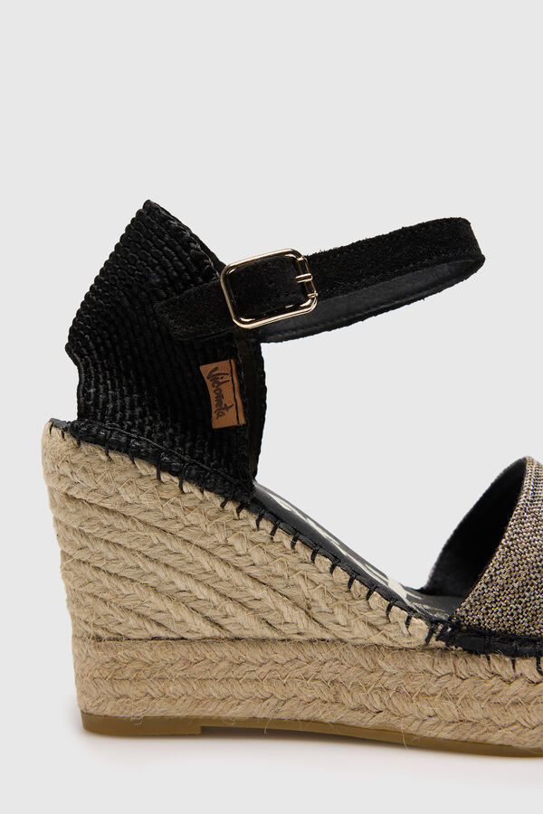 Vidorreta Alpargata cu&ntilde;a de yute negro