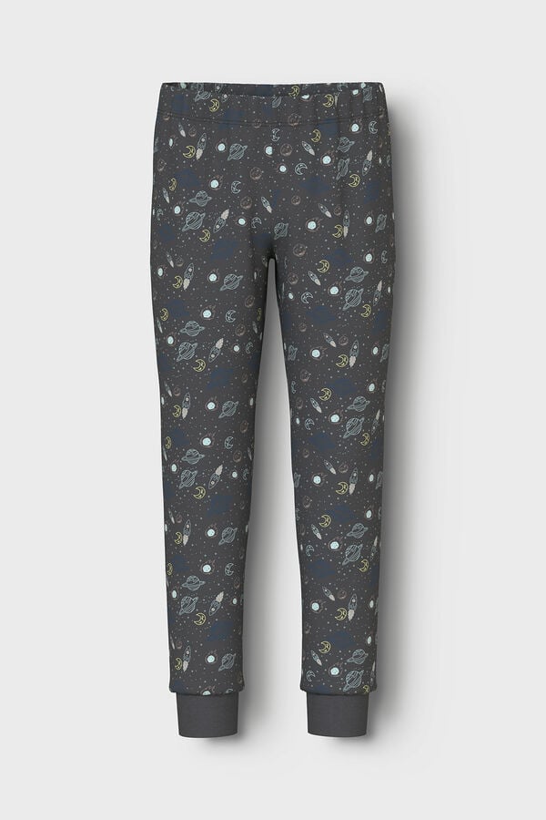 Name it Conjunto de pijama ni&ntilde;o galaxia gris