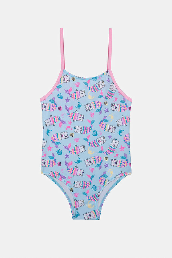 Penti Fato de banho estampado para menina estampado