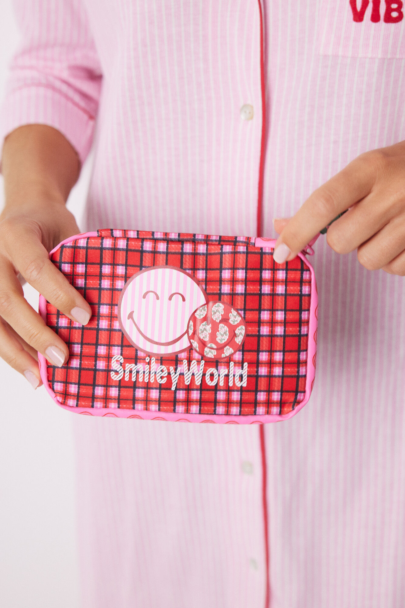 Women'secret Funda cables neopreno cuadros Smiley