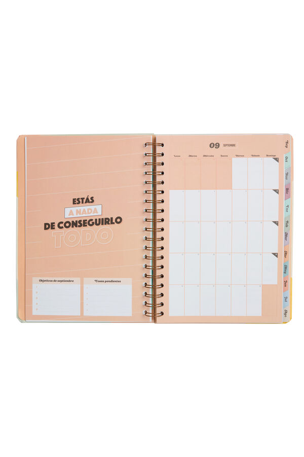 Mr. Wonderful Agenda  2023-2024 Semanal Extragrande  estampado