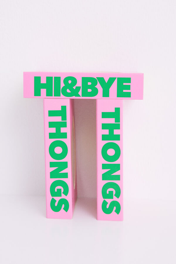 HI&BYE Pack 3 tangas algod&oacute;n marfil, rosa y marr&oacute;n multicolor