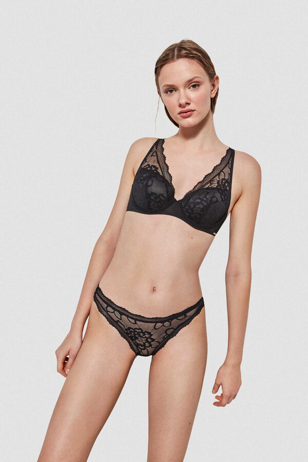 Gisela Sujetador bralette negro