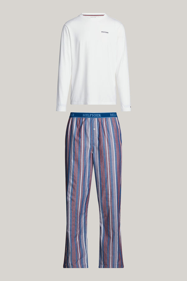 Tommy Jeans Conjunto de pijama de manga larga estampado