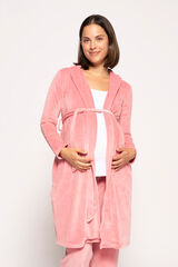 Womensecret Robe de velour maternity rosa