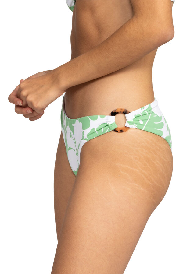 Roxy Cuequinha de biquíni de cobertura moderada para Mulher verde