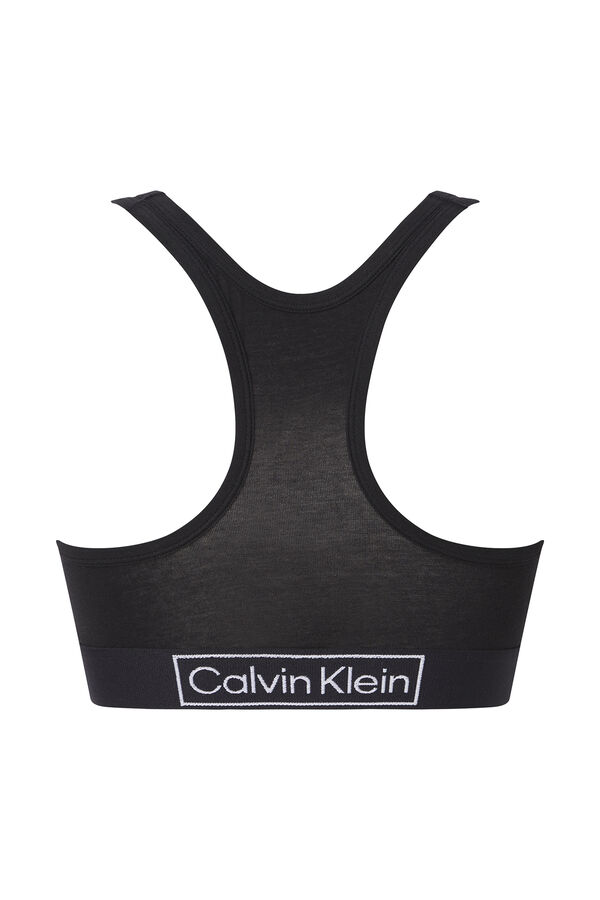 Calvin Klein Bralette espalda cruzada preto