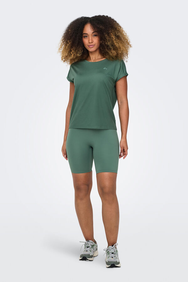 Only Play Camisola de manga curta verde