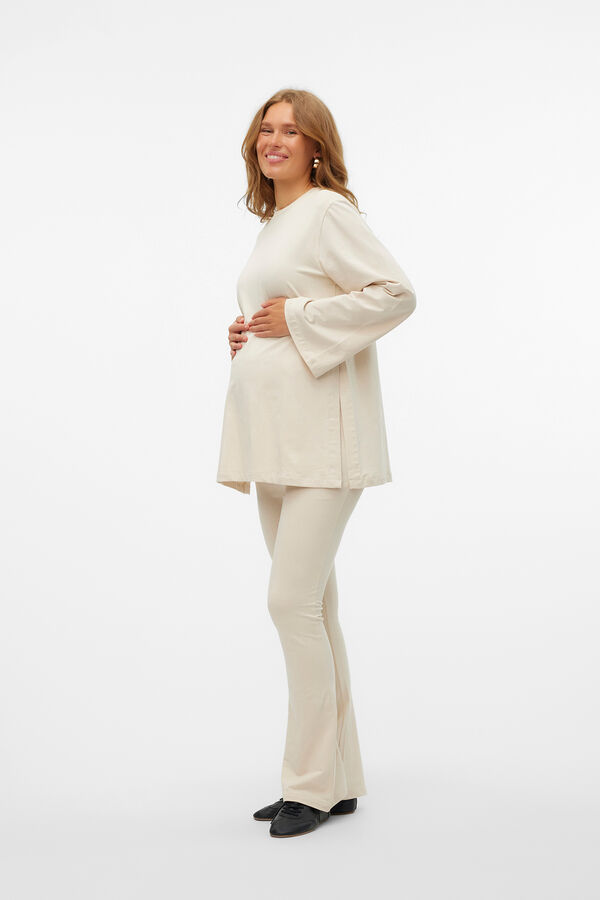 Mamalicious Sudadera de manga larga acampanada maternity y lactancia  gris