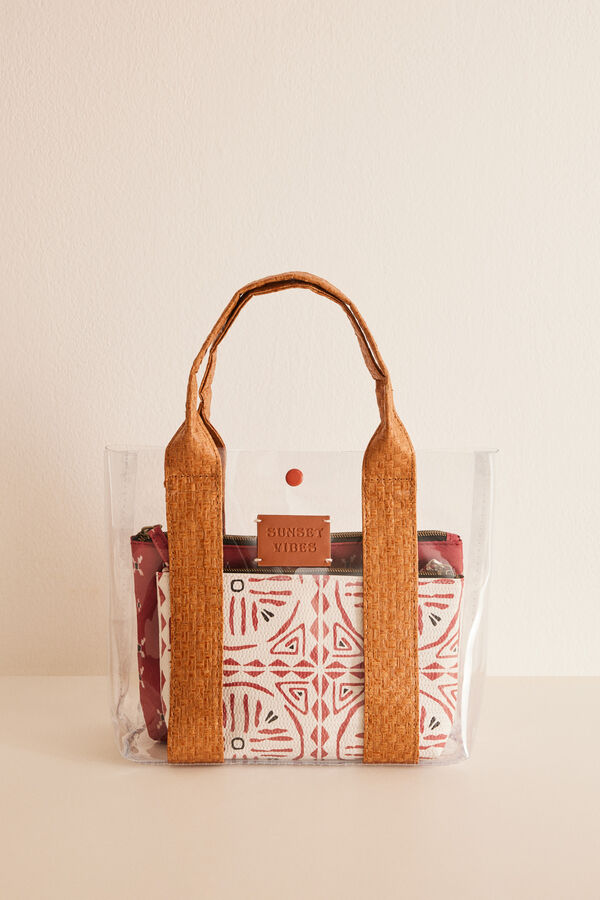 Women'secret Pack 3 neceseres "Ethnic" kaki