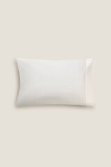 Textura Funda de almohada blanco