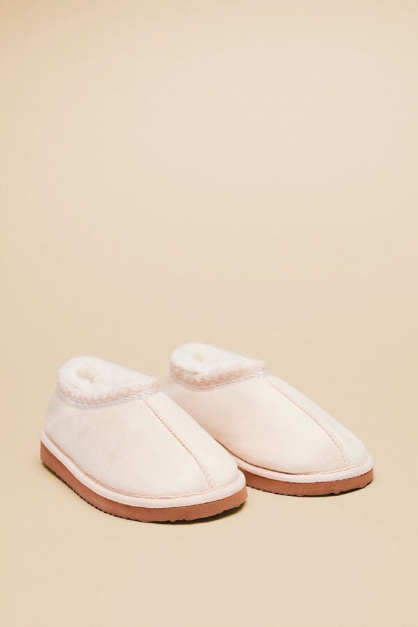 Women'secret Pantufas casa bege bege