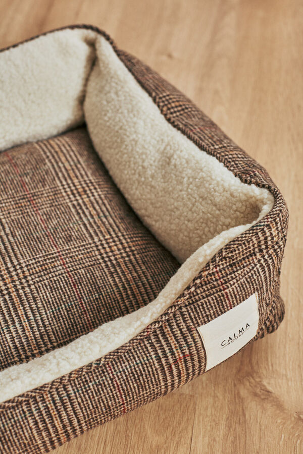 Calma House Cama para mascotas desenfundable Scott marr&oacute;n