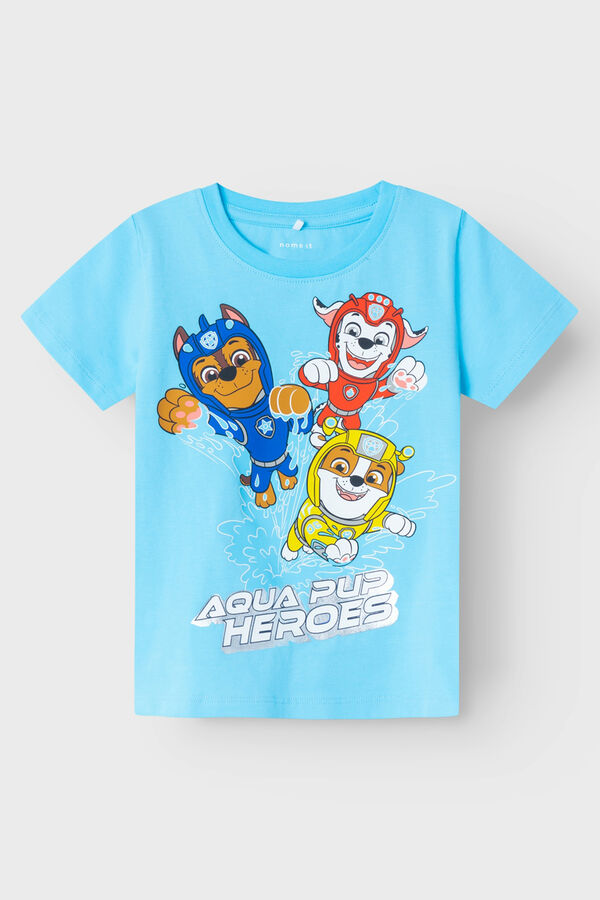 Name it Camiseta de ni&ntilde;o manga corta Patrulla Canina azul