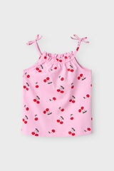 Name it Camiseta estampada para menina rosa