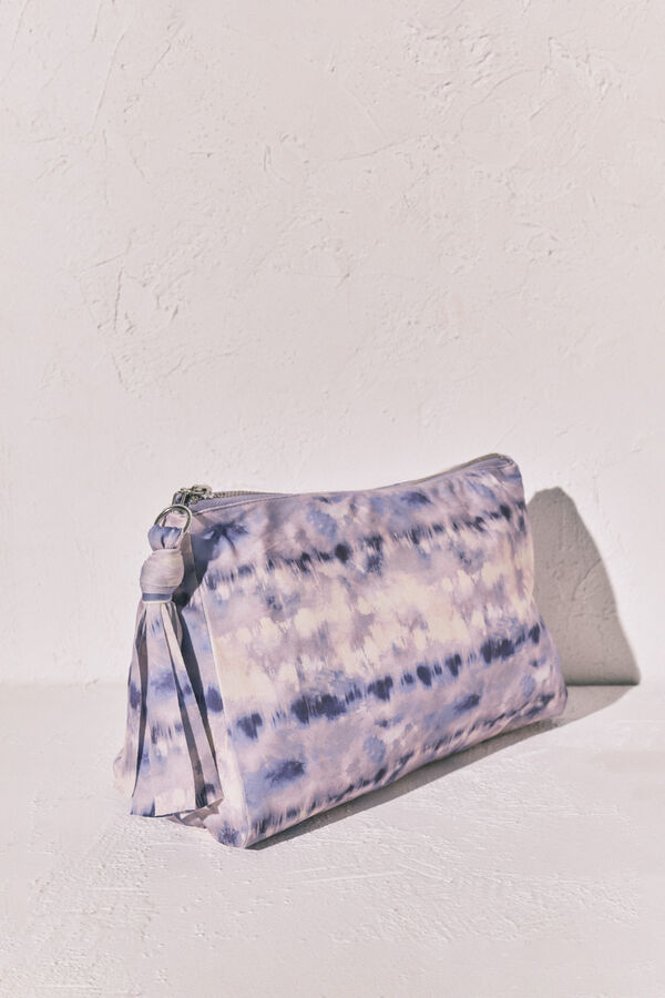 Women'secret Bolsa ba&ntilde;ador- bikini impermeable Tie Dye lila estampado