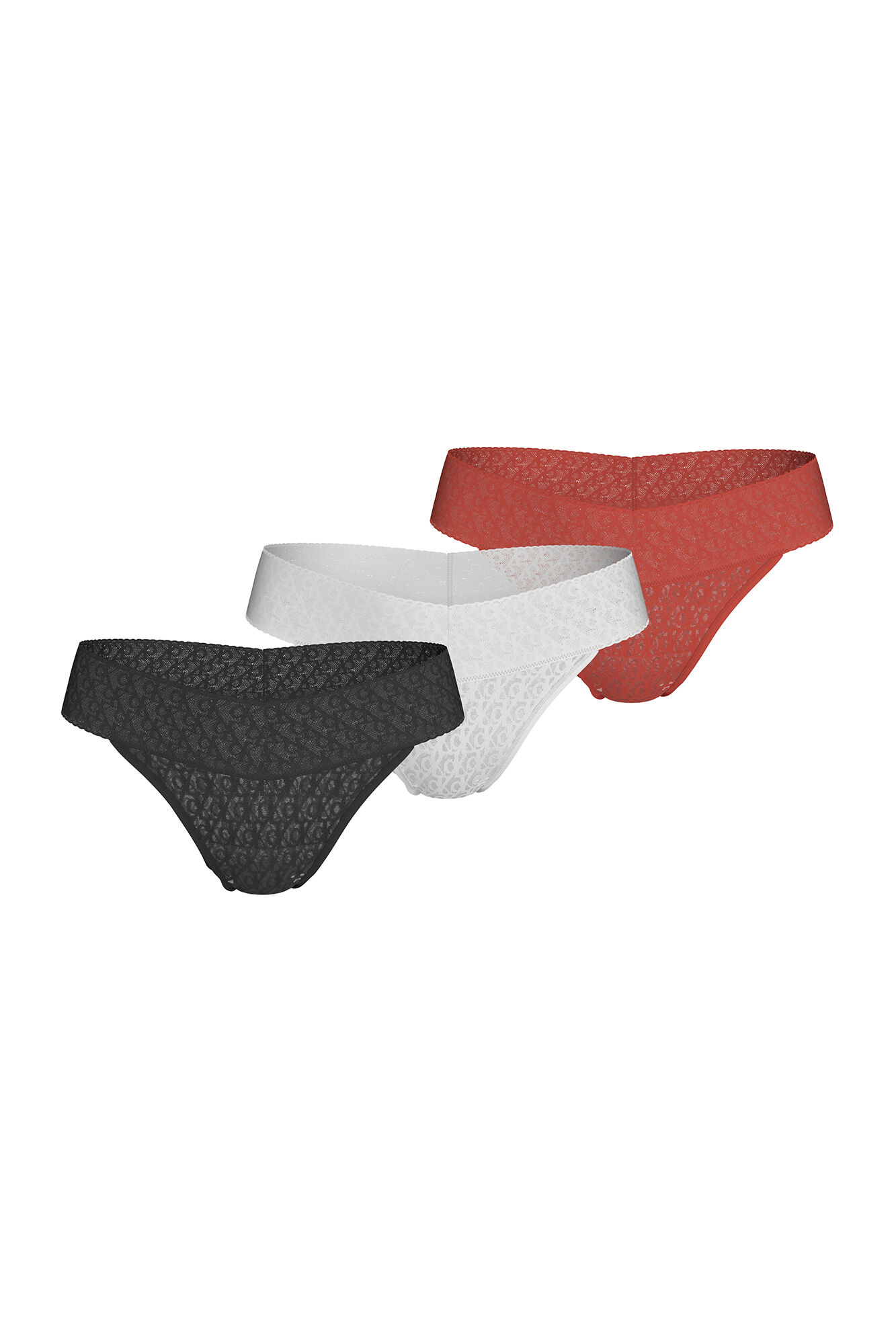 Calvin Klein Pack de 3 bragas encaje