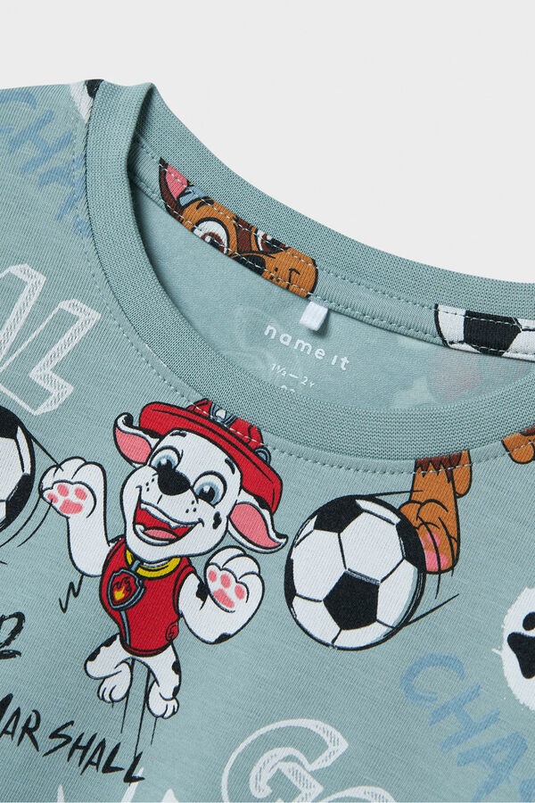 Name it Camiseta manga curta Patrulha Canina  azul