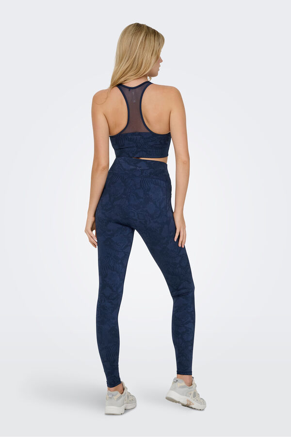 Only Play Top espalda nadadora azul