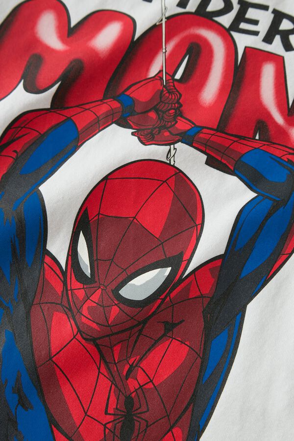 Name it T-shirt manga curta Spiderman branco
