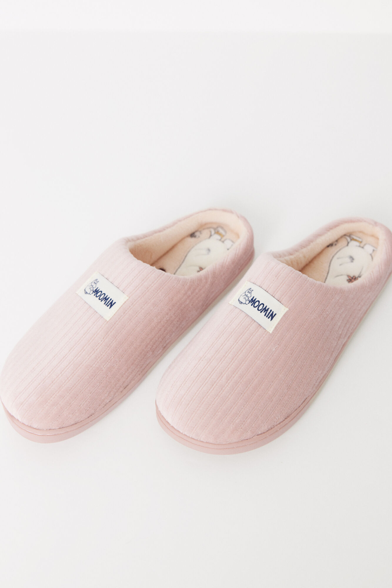 Women'secret Chinelos de veludo rosa Moomin